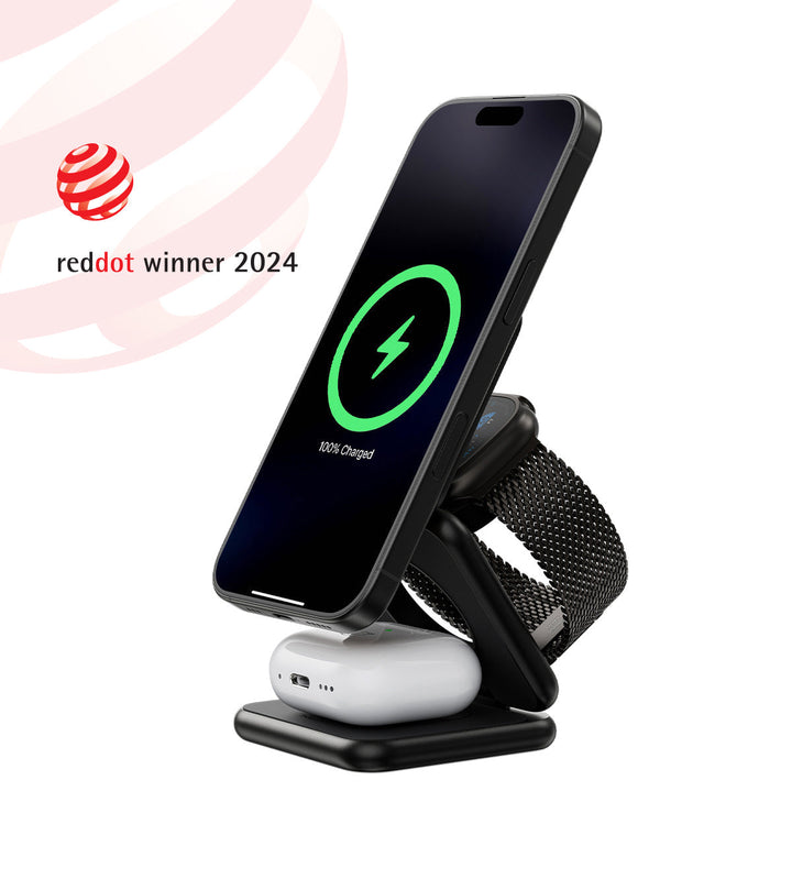Nivra 3 In 1 Magnetic Wireless Charging Stand Product Image 03