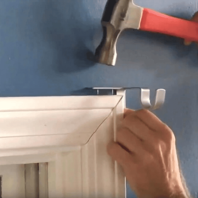 No Drill Curtain Rod Brackets Window Frame Support Product Image 02