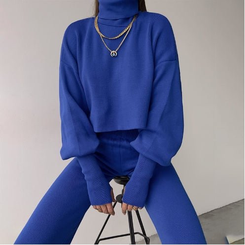 Nora Knit Turtleneck Lounge Set Product Image 01