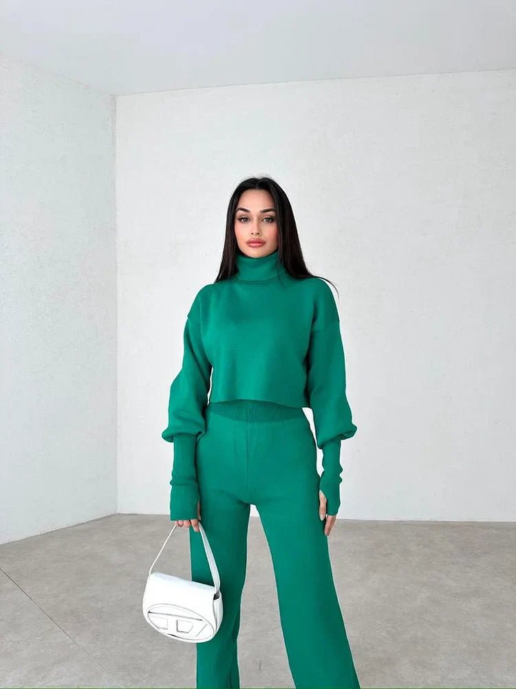 Nora Knit Turtleneck Lounge Set Product Image 02