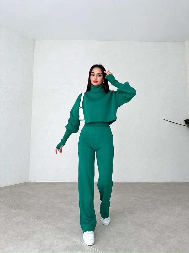 Nora Knit Turtleneck Lounge Set Product Image 03