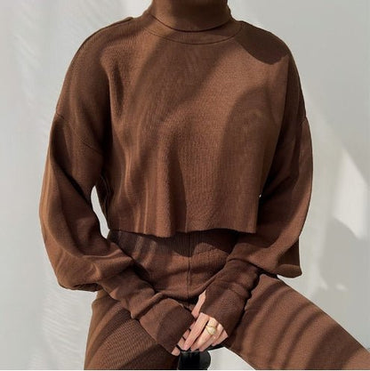 Nora Knit Turtleneck Lounge Set Product Image 05