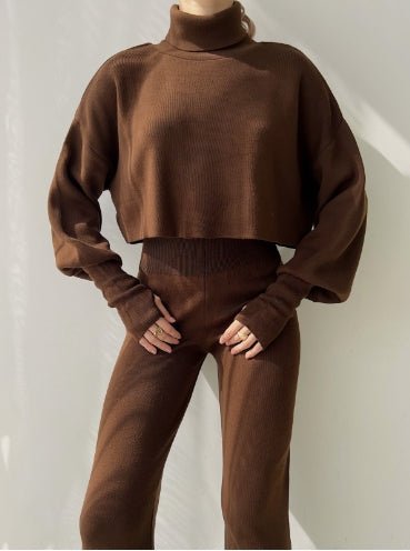 Nora Knit Turtleneck Lounge Set Product Image 06