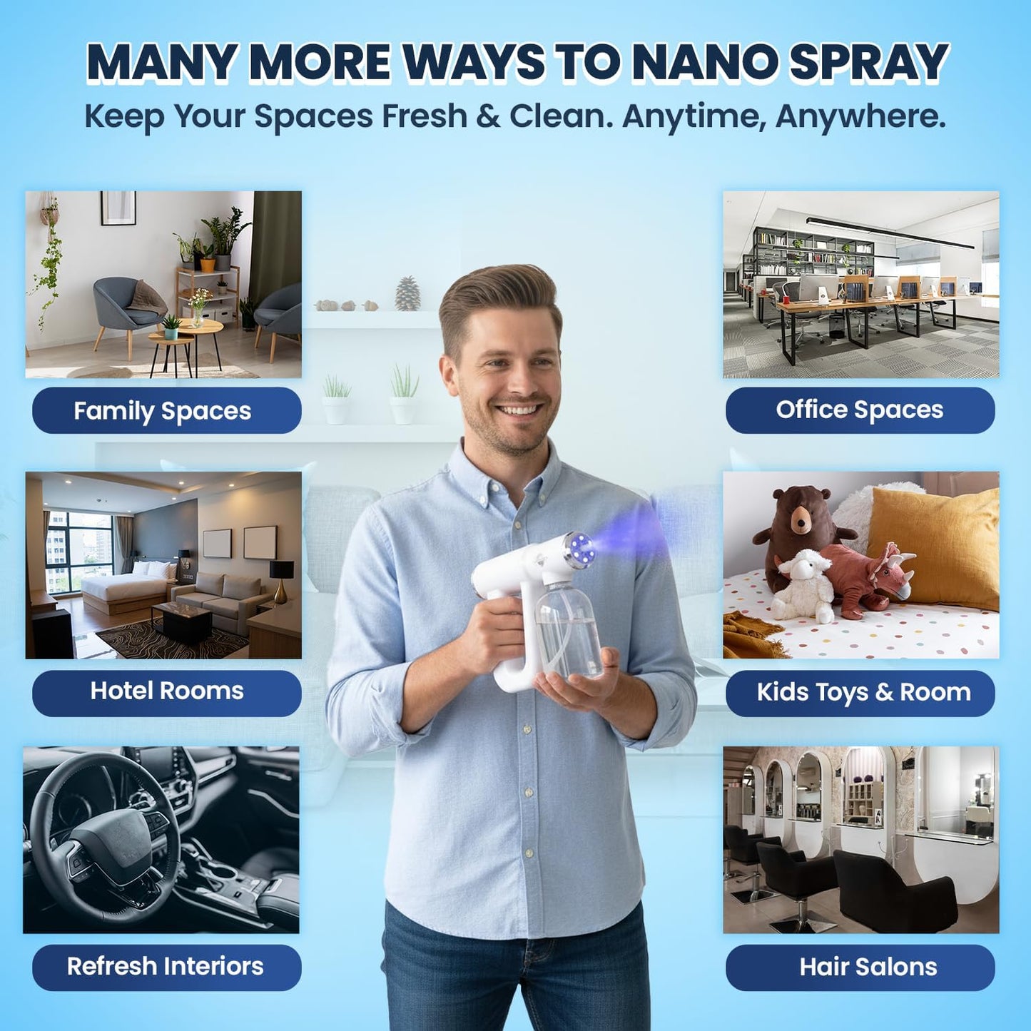 Nova Cordless 300Ml Fine Mist Cleaning Sprayer Product Image 06
