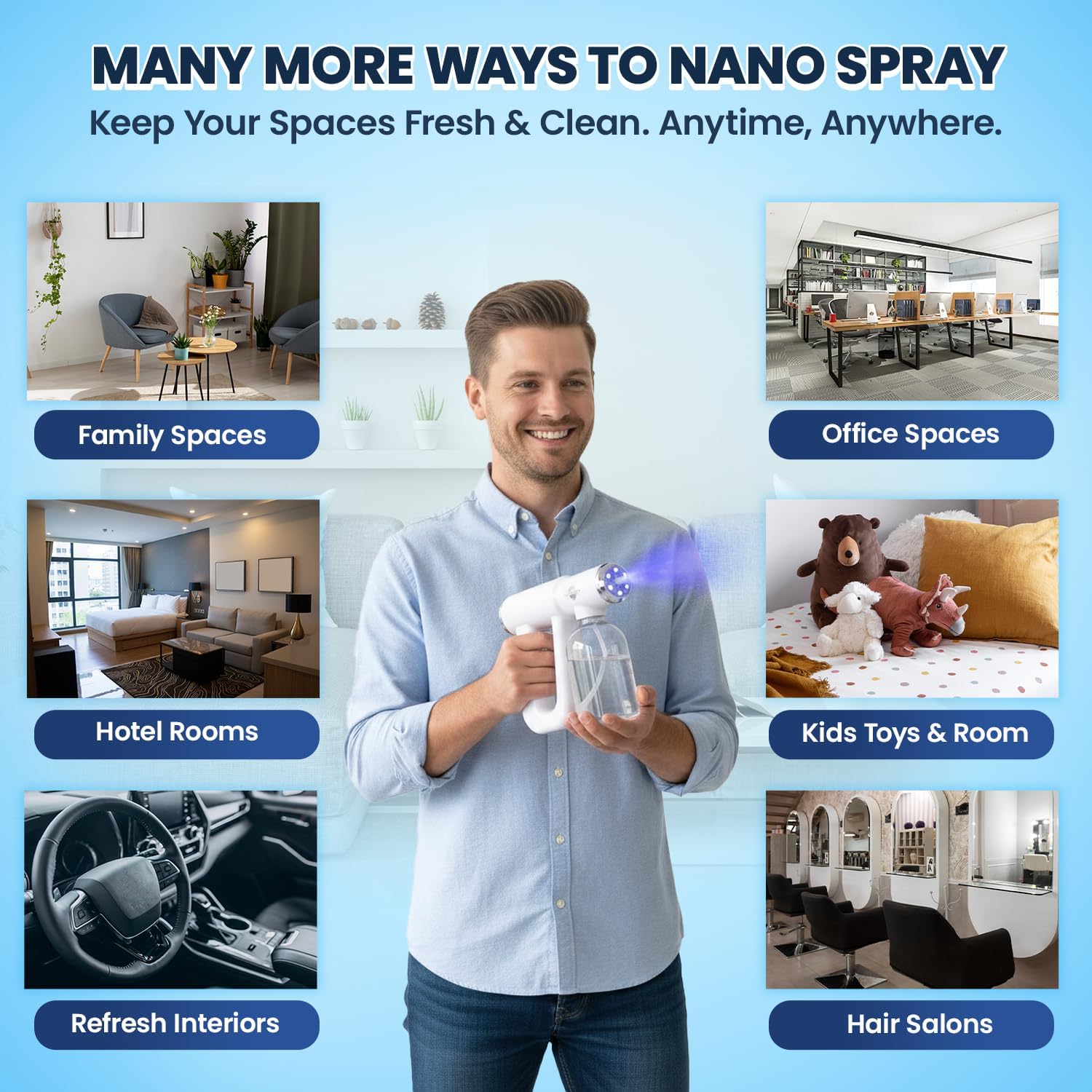 Nova Cordless 300Ml Fine Mist Cleaning Sprayer Product Image 06