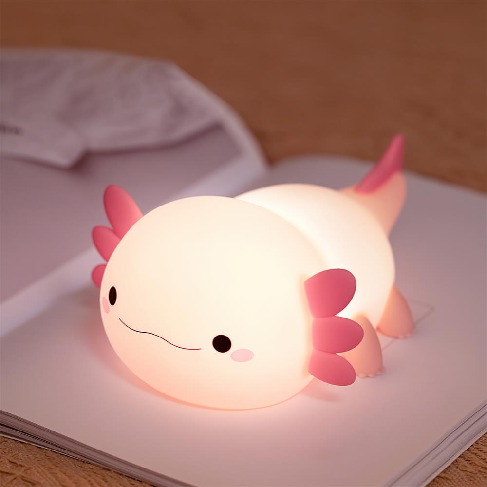 Nursery Axolotl Led Night Light Warm Glow Product Image 01