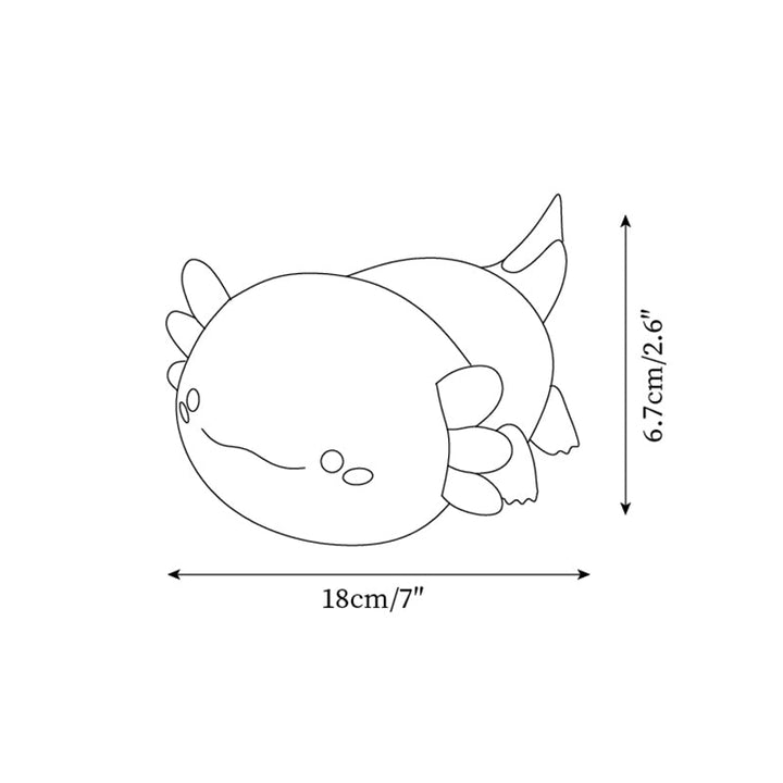 Nursery Axolotl Led Night Light Warm Glow Product Image 05
