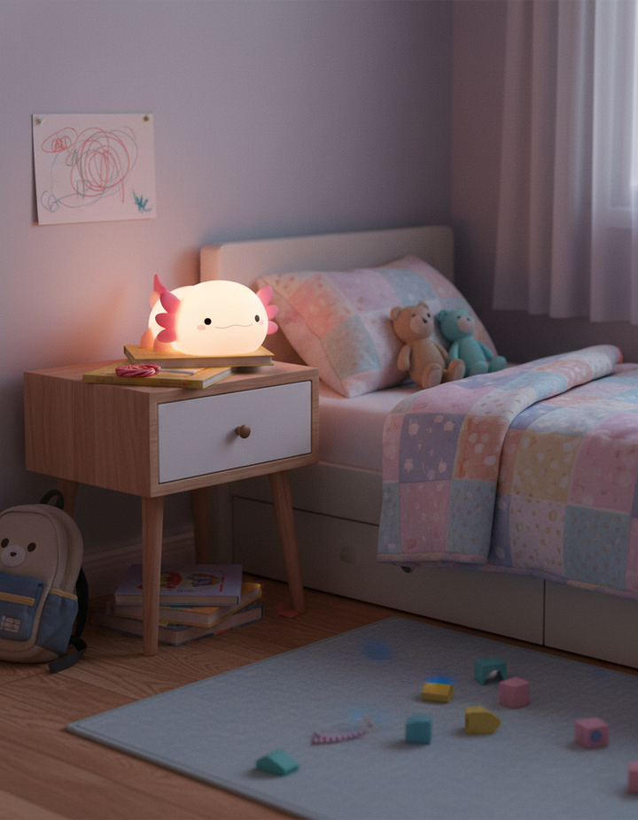 Nursery Axolotl Led Night Light Warm Glow Product Image 07