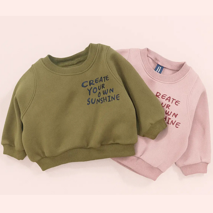 Olive green and pink kids&