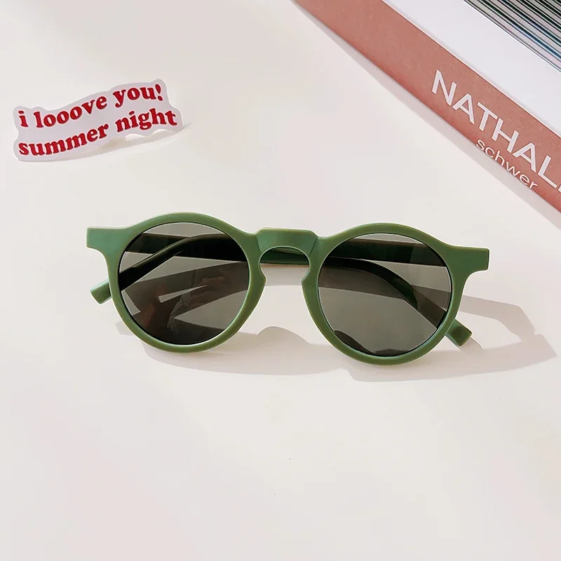 Olive green round kids&