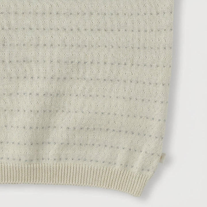 Detail of the knit top&