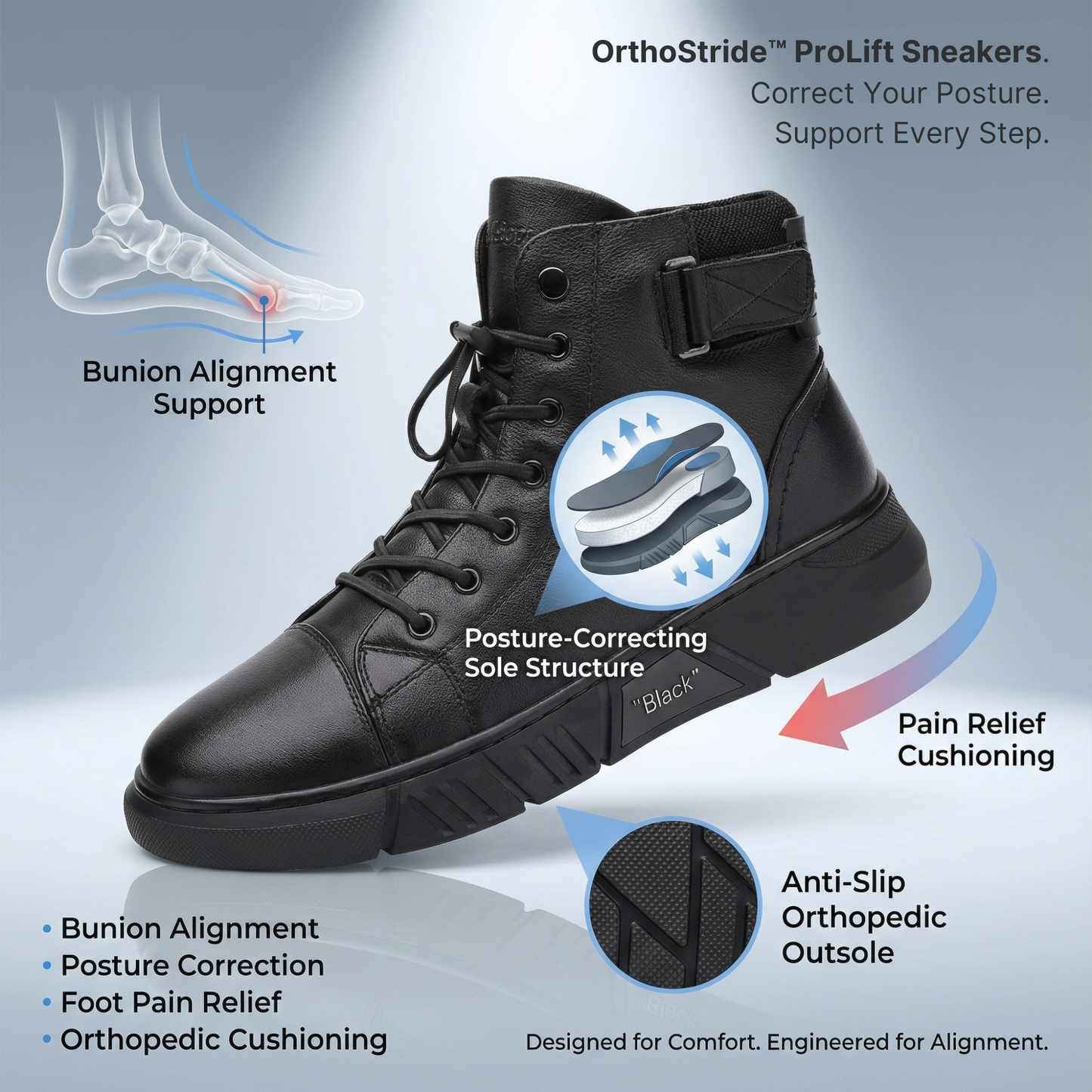 Orabelle Alignment Support Sneakers Product Image 01