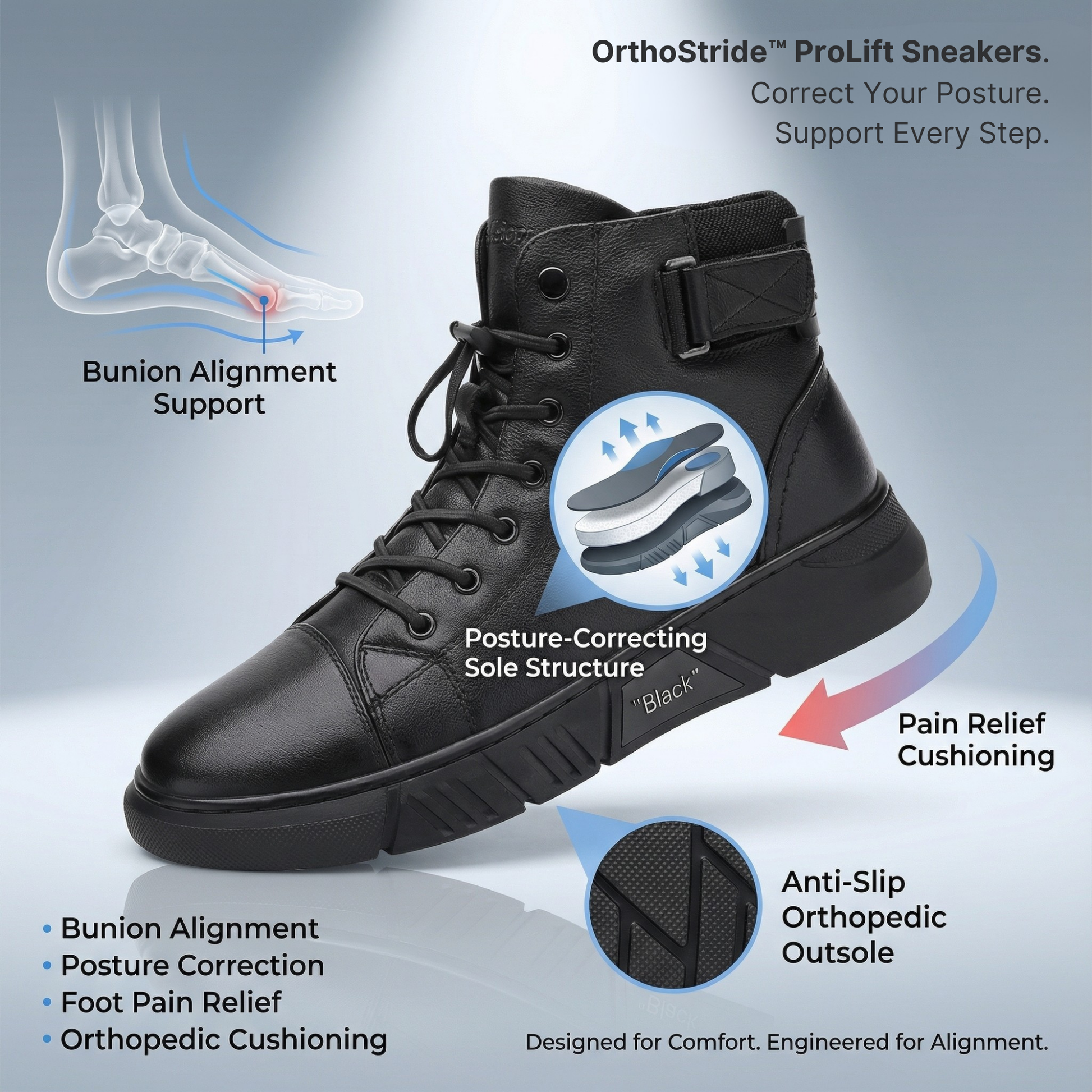 Orabelle Alignment Support Sneakers Product Image 01