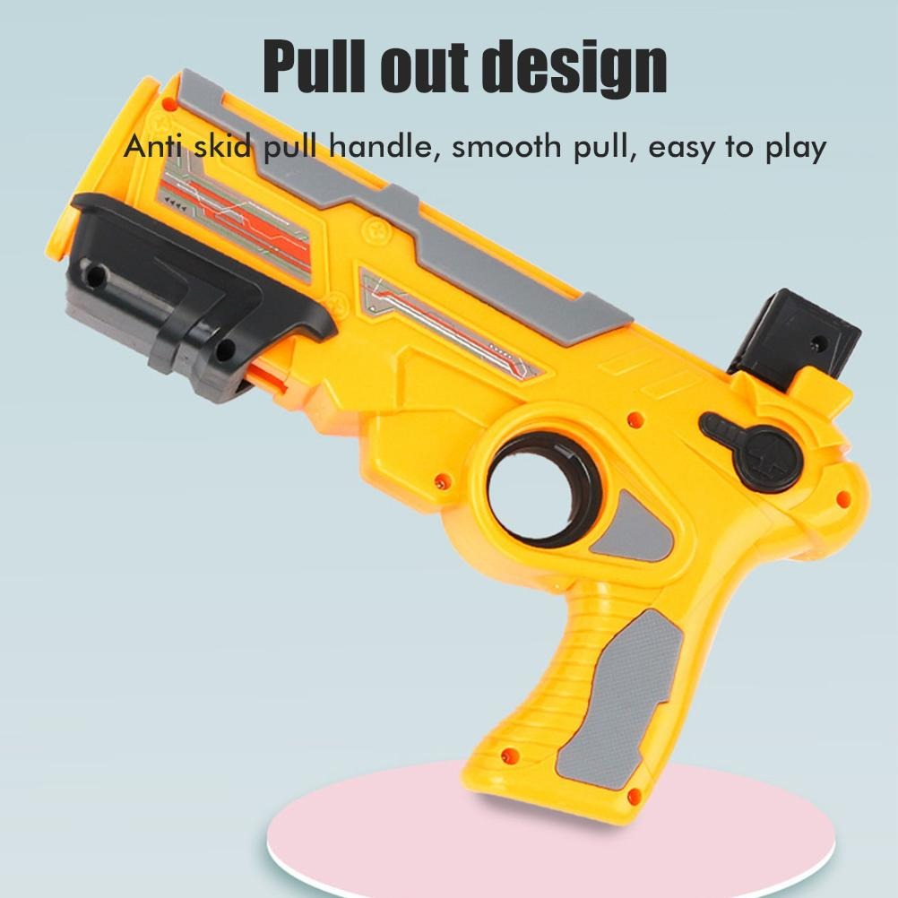 Close-up of the orange airplane launcher&