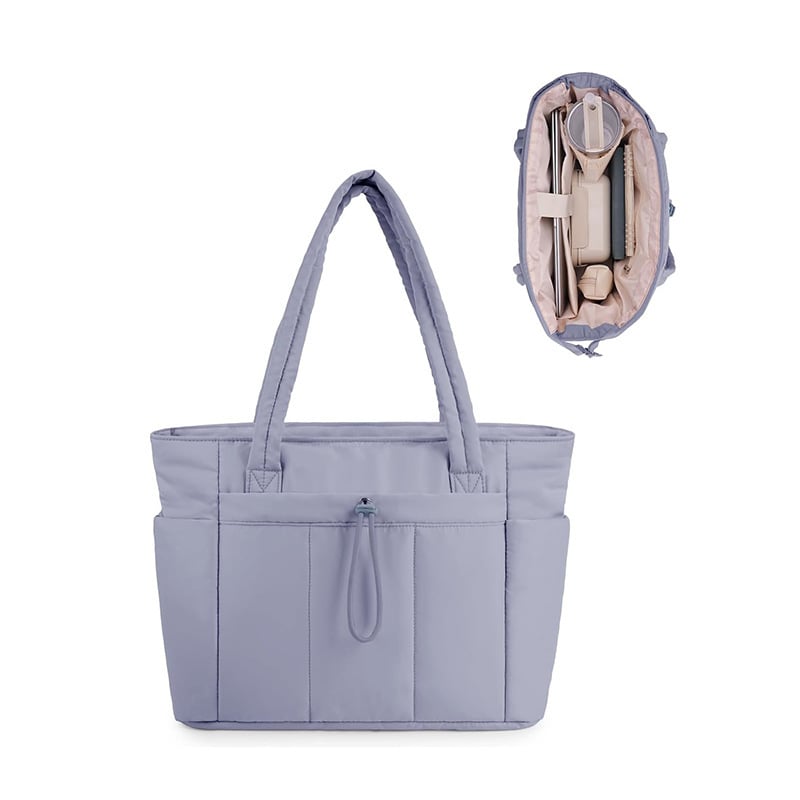 Padded Everyday Tote Cup Pocket Product Image 05