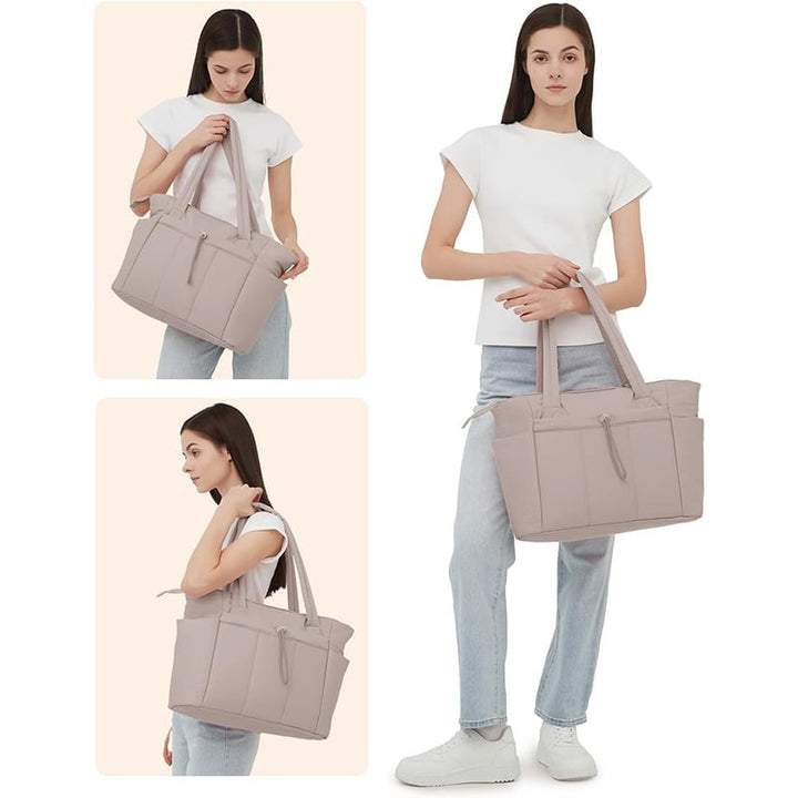 Padded Everyday Tote Cup Pocket Product Image 06