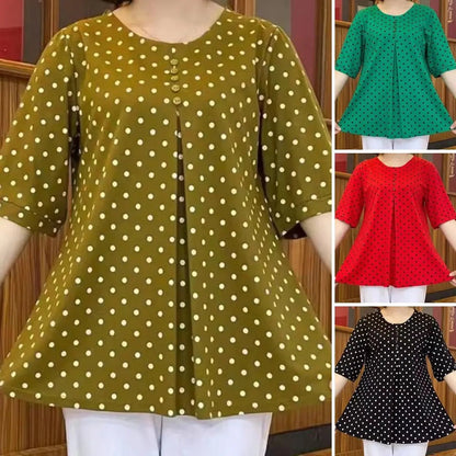 Paisley Dot Regular Fit Polyester Shirt Product Image 01