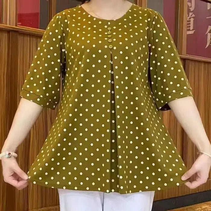 Paisley Dot Regular Fit Polyester Shirt Product Image 03