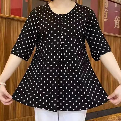 Paisley Dot Regular Fit Polyester Shirt Product Image 05