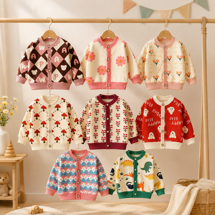 Eight patterned kids&