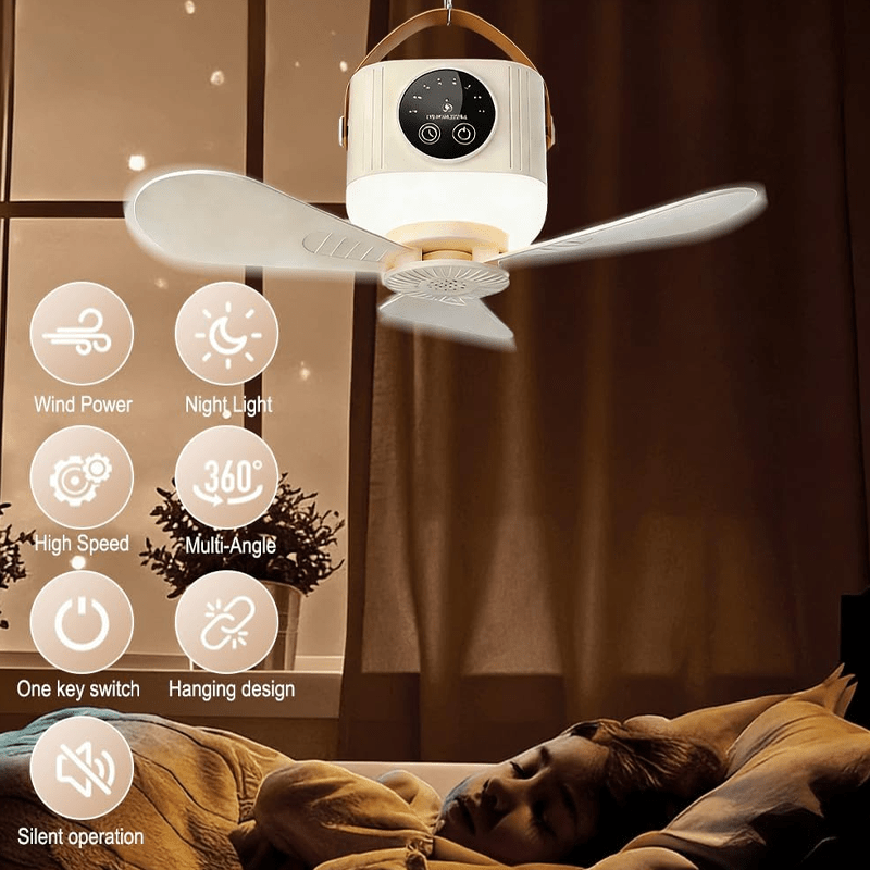 Pavilion Portable Hanging Fan Led Light Product Image 03