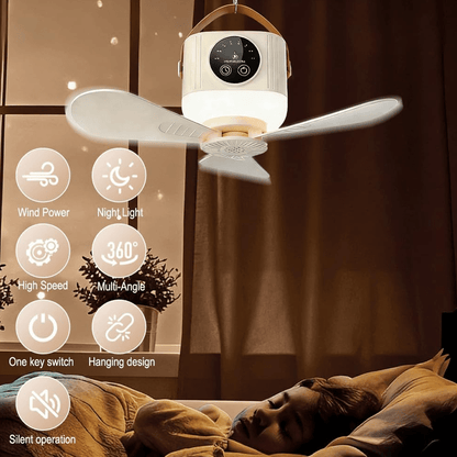 Pavilion Portable Hanging Fan Led Light Product Image 03