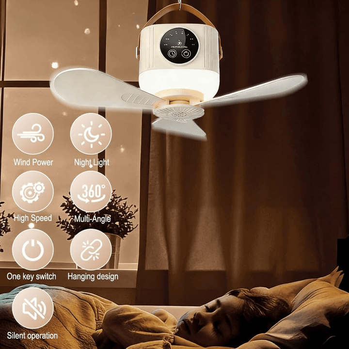 Pavilion Portable Hanging Fan Led Light Product Image 03