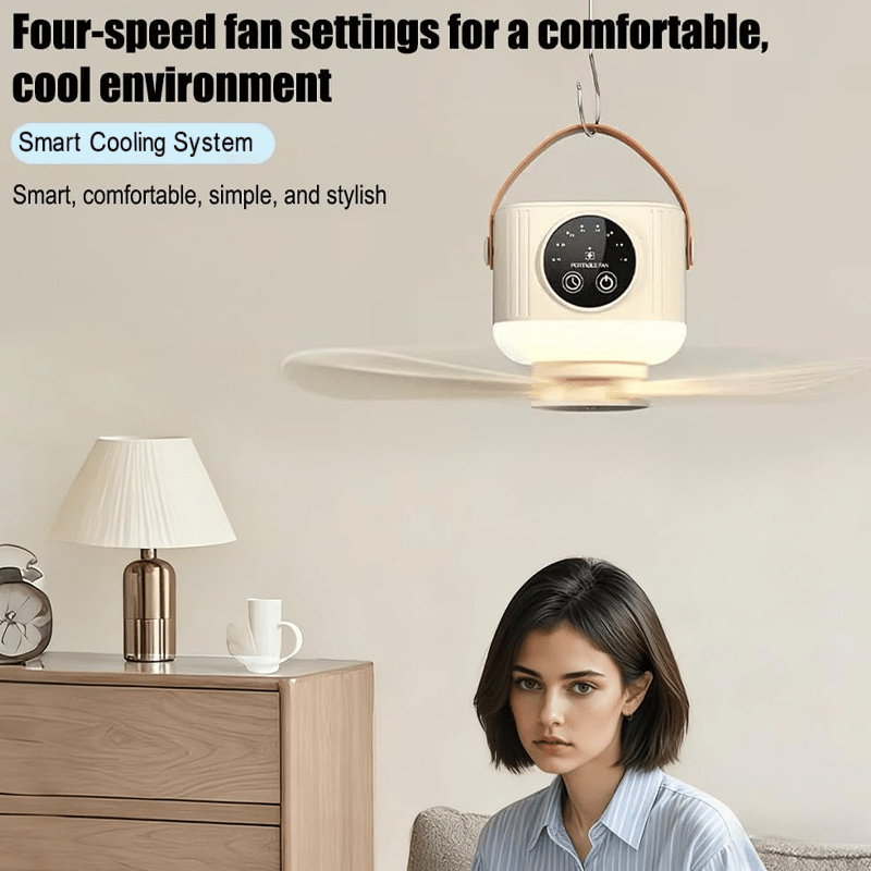 Pavilion Portable Hanging Fan Led Light Product Image 04