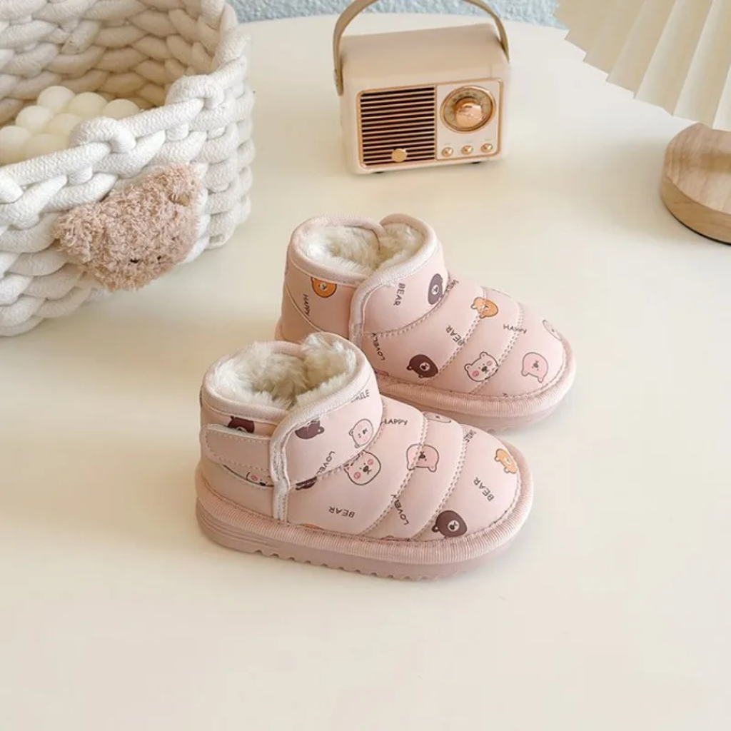 Pair of pink animal-print kids&