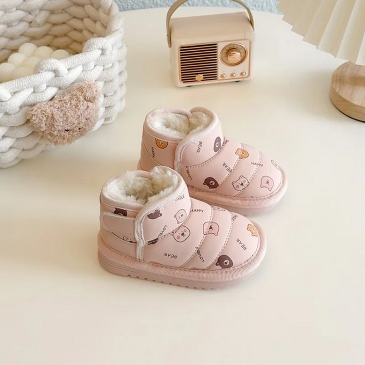Pair of pink animal-print kids&