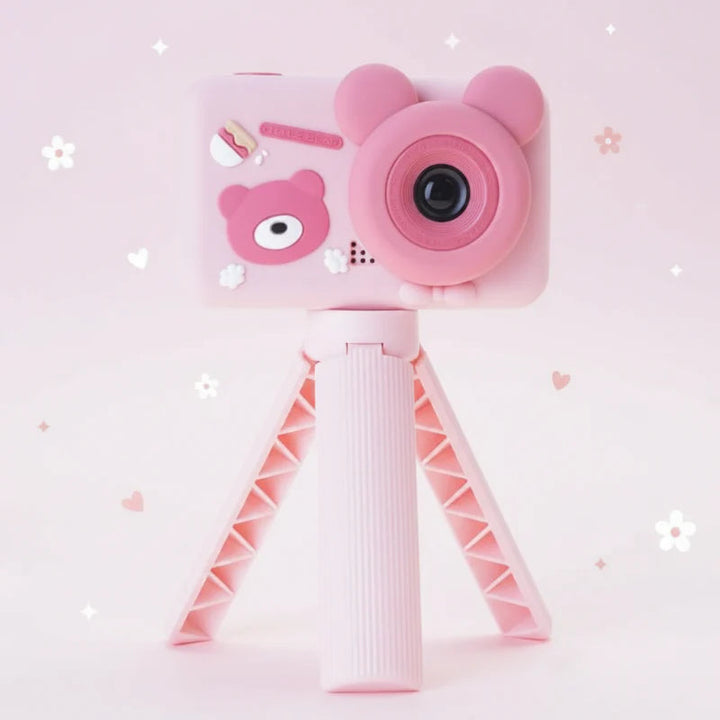 Pink bear-shaped kids&