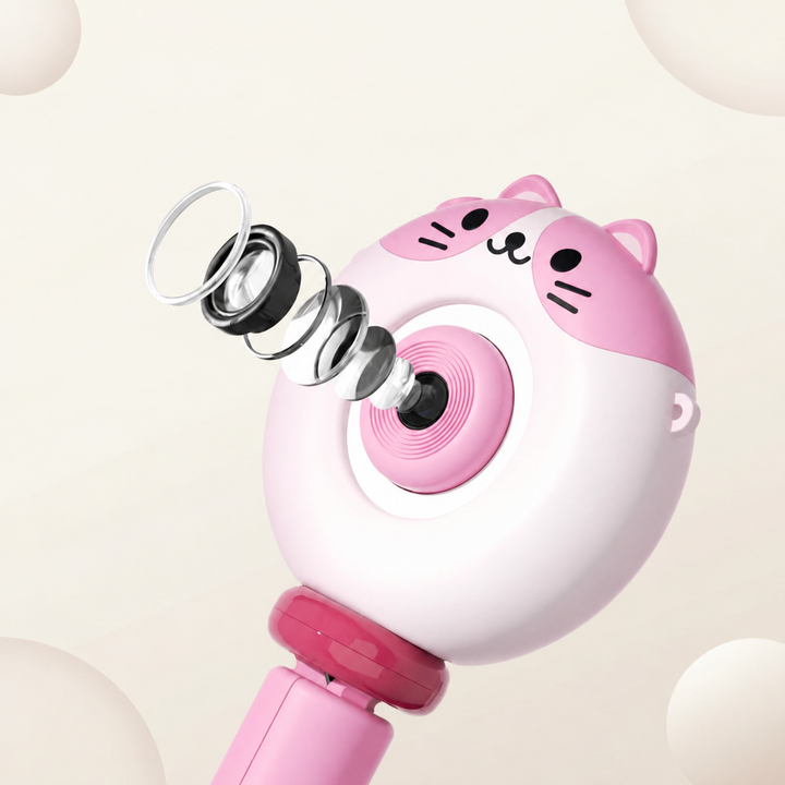 Pink cat-shaped kids&