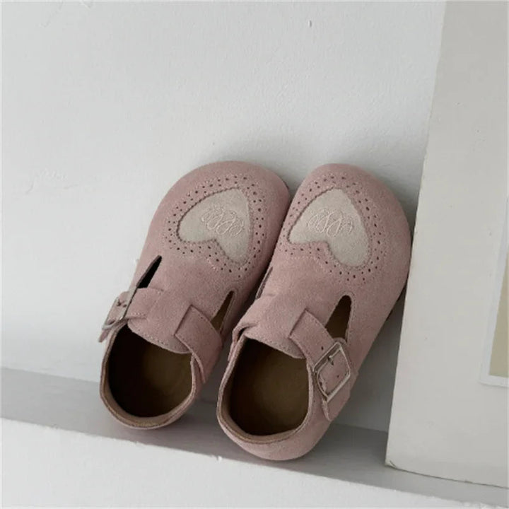 Pink leather kids&