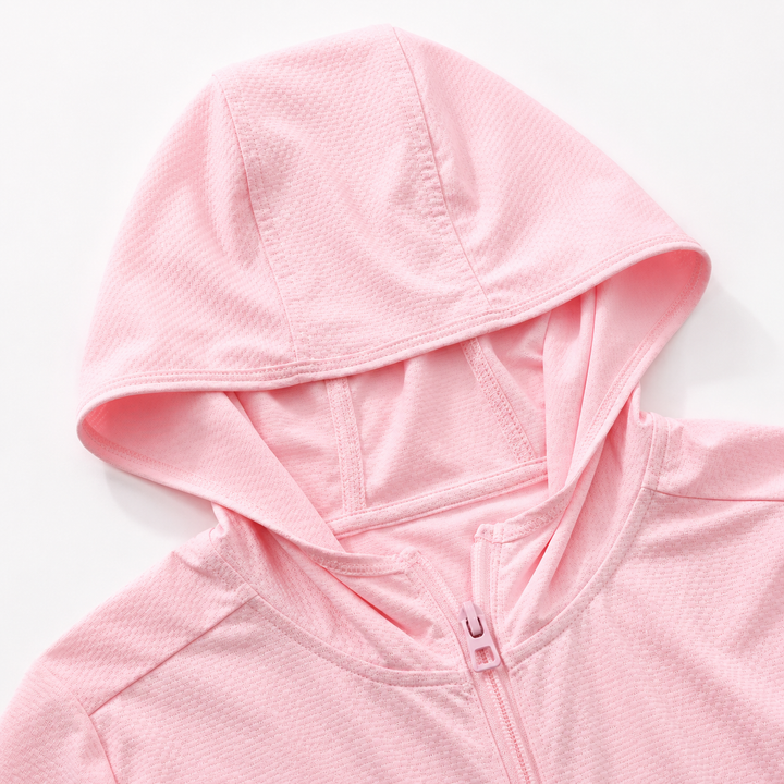 Close-up of the pink jacket&