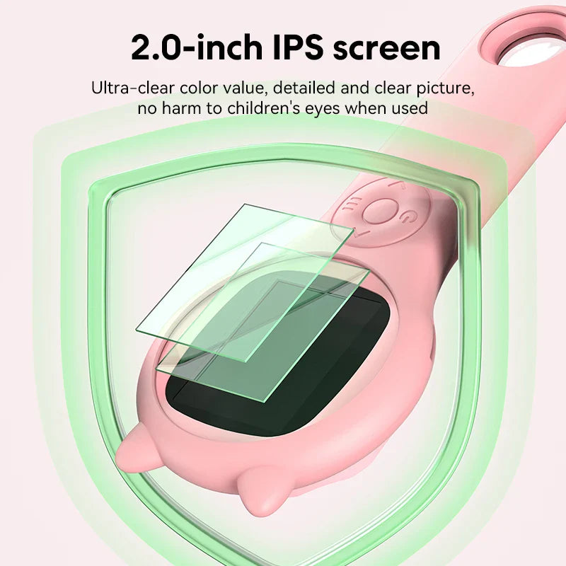 Layered illustration of the pink microscope&