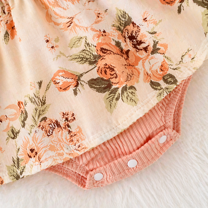 Close-up of the pink romper&