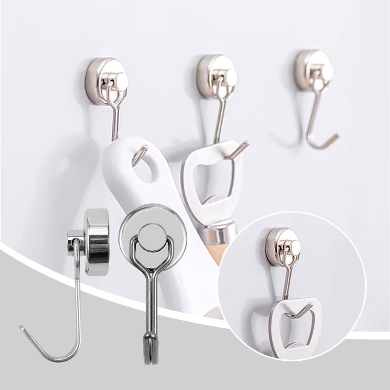 Pivotpro Magnetic Utility Hooks 360 Swivel 4 Pack Product Image 02
