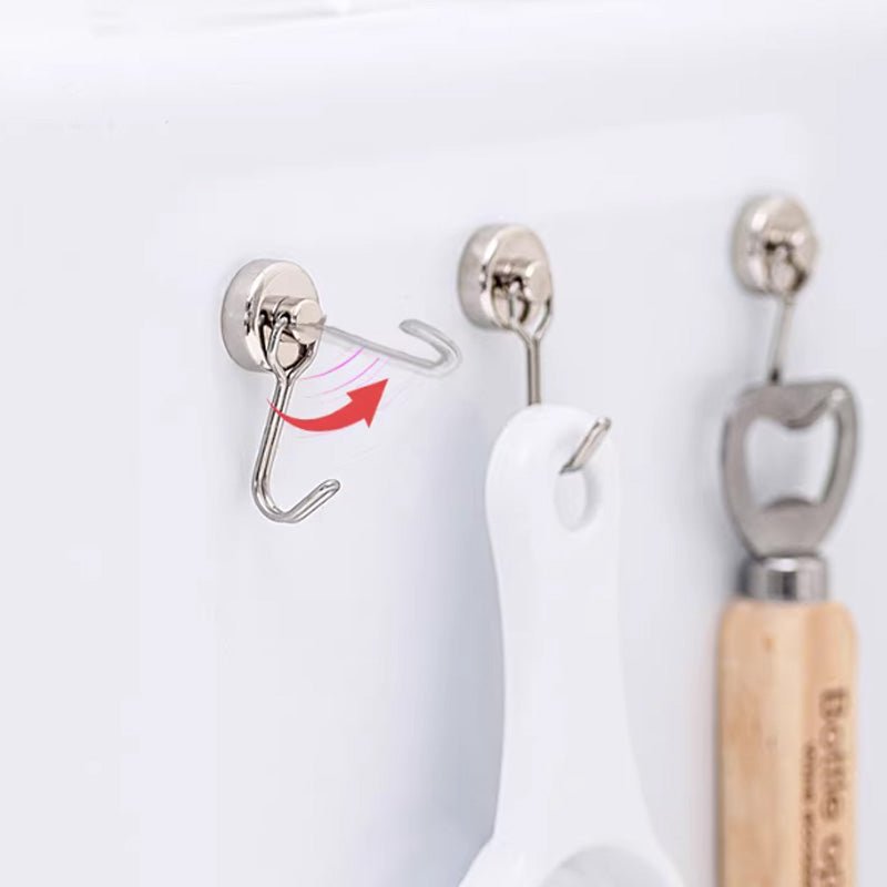 Pivotpro Magnetic Utility Hooks 360 Swivel 4 Pack Product Image 03