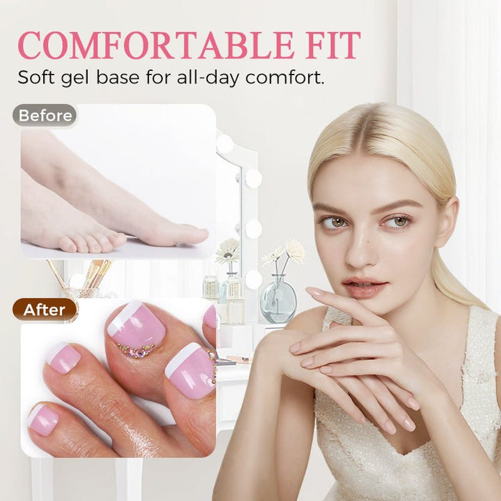 Polishedease Press On Toenail Set Product Image 04