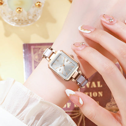 Radiant Rectangular Womens Quartz Watch Product Image 04