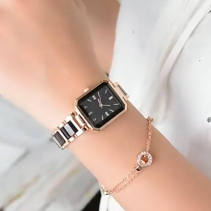 Radiant Rectangular Womens Quartz Watch Product Image 05