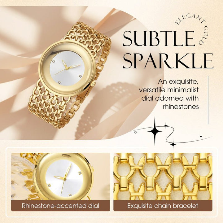 Radiant Retro Womens Quartz Rhinestone Watch Product Image 06