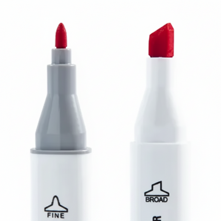 Close-up of a red marker&