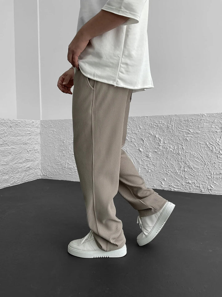 Relaxed Heavyweight Knit Wide Leg Pants Product Image 02
