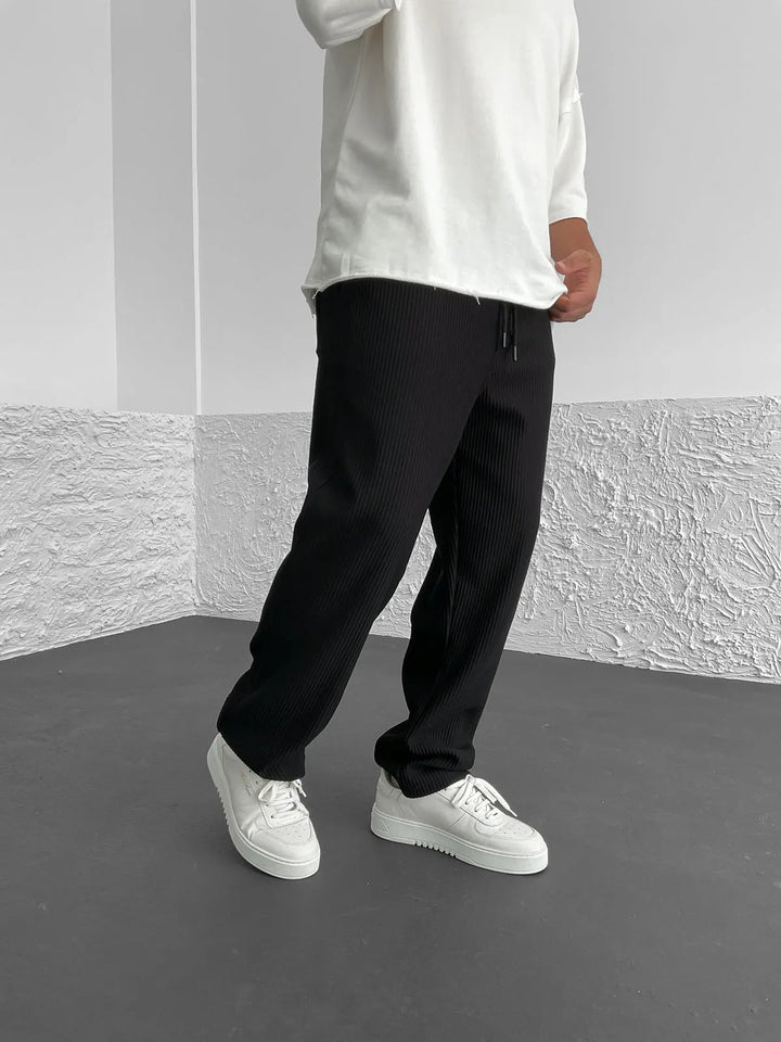 Relaxed Heavyweight Knit Wide Leg Pants Product Image 05