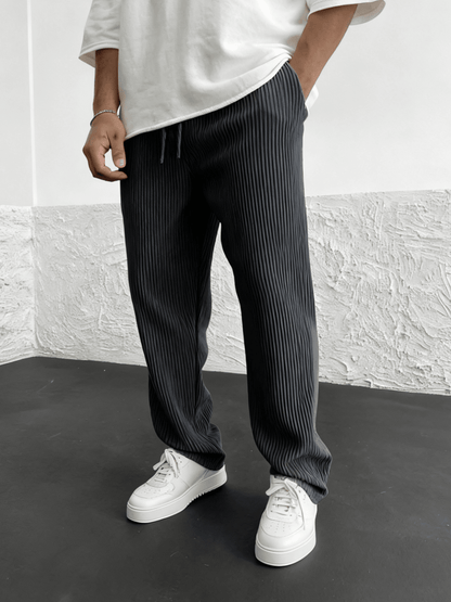 Relaxed Heavyweight Knit Wide Leg Pants Product Image 11