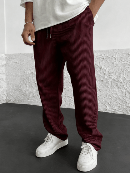 Relaxed Heavyweight Knit Wide Leg Pants Product Image 13