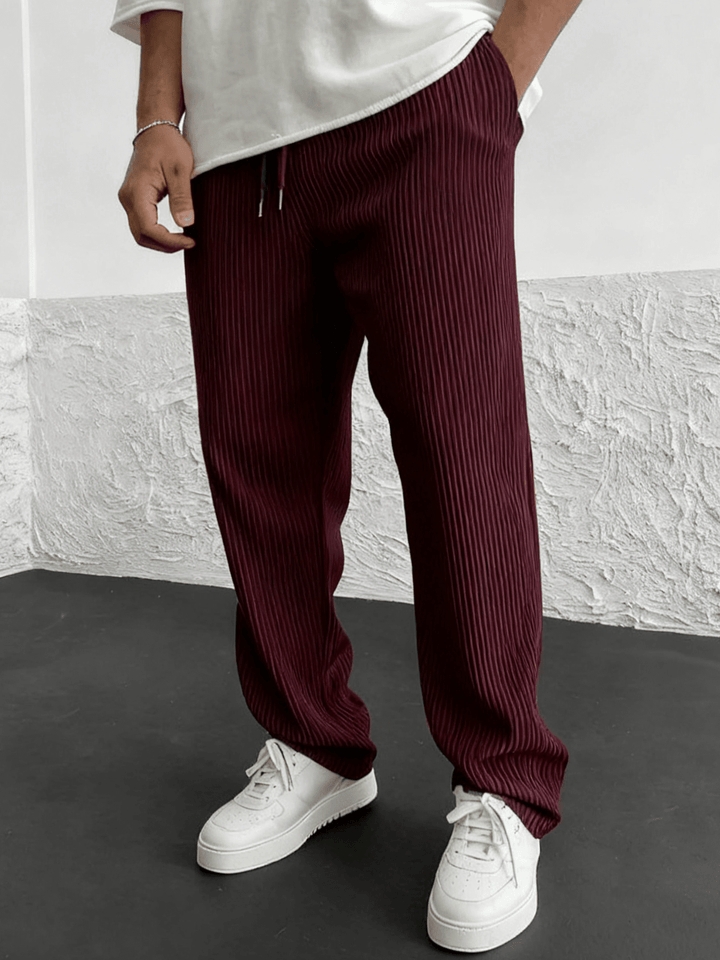 Relaxed Heavyweight Knit Wide Leg Pants Product Image 13