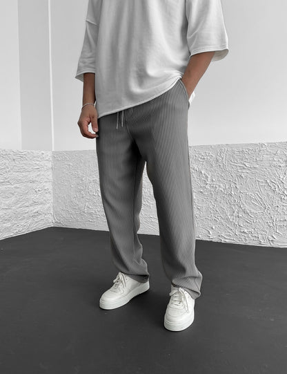 Relaxed Heavyweight Knit Wide Leg Pants Product Image 15