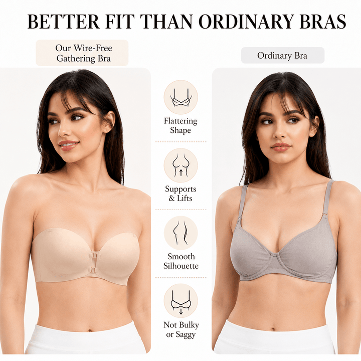 Removable Strap Wire Free Bra Product Image 04